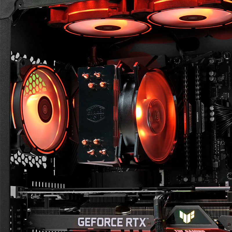 COOLPC Black VII - Ryzen  5 5600X / GeForce RTX 3060 Ti / 16Gb DDR4 3200 Mhz / SSD 480Gb